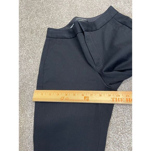 Banana republic womens high rise slim ankle pants sz 00p black stretch trousers - Picture 6 of 12